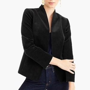 Jcrew Going Out Blazer Black Velvet NWT!